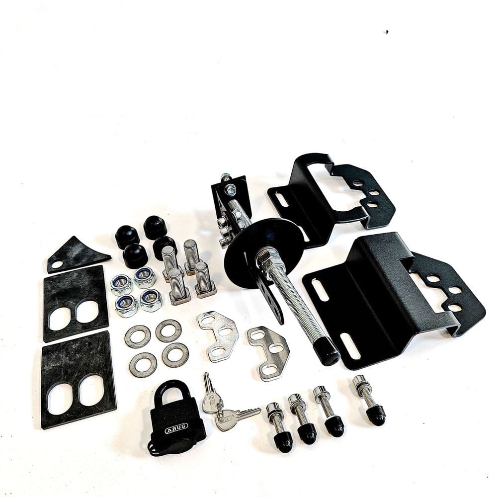 Aluminiowe mocowanie koła zapasowego z drabinką do MAN TGE, Crafter 2 i Grand California thumbnail 12