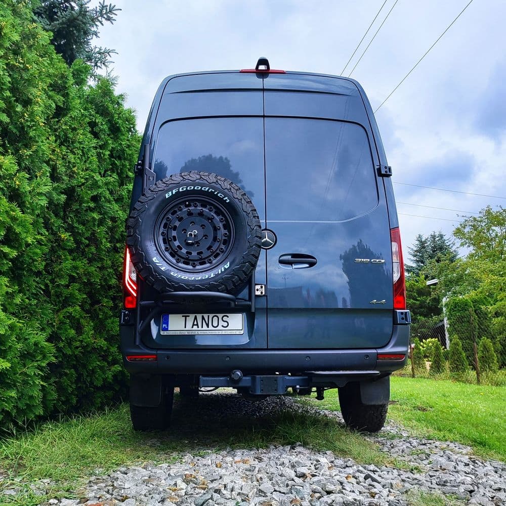 Aluminiowe mocowanie koła zapasowego do Mercedes Sprinter 907 thumbnail 9