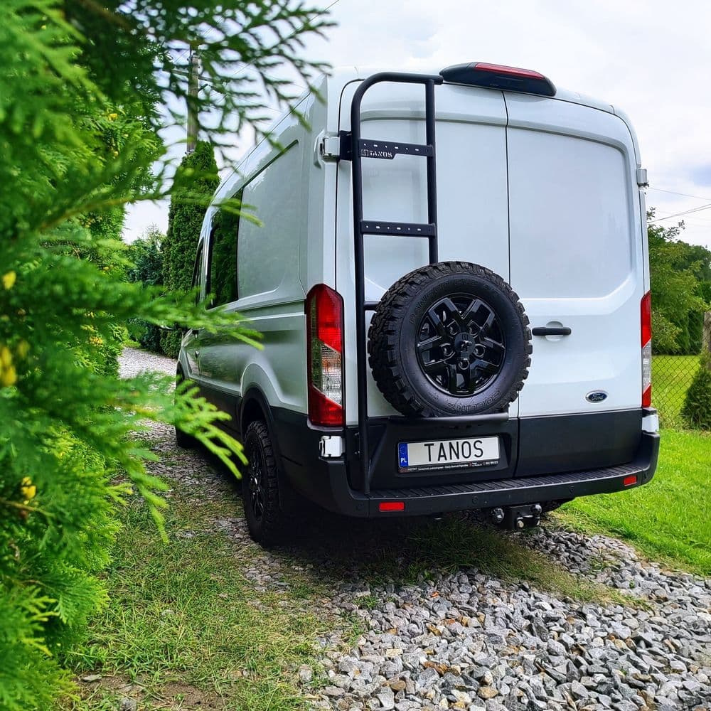 Aluminiowe Mocowanie koła z drabinką Transit mk8 thumbnail 4