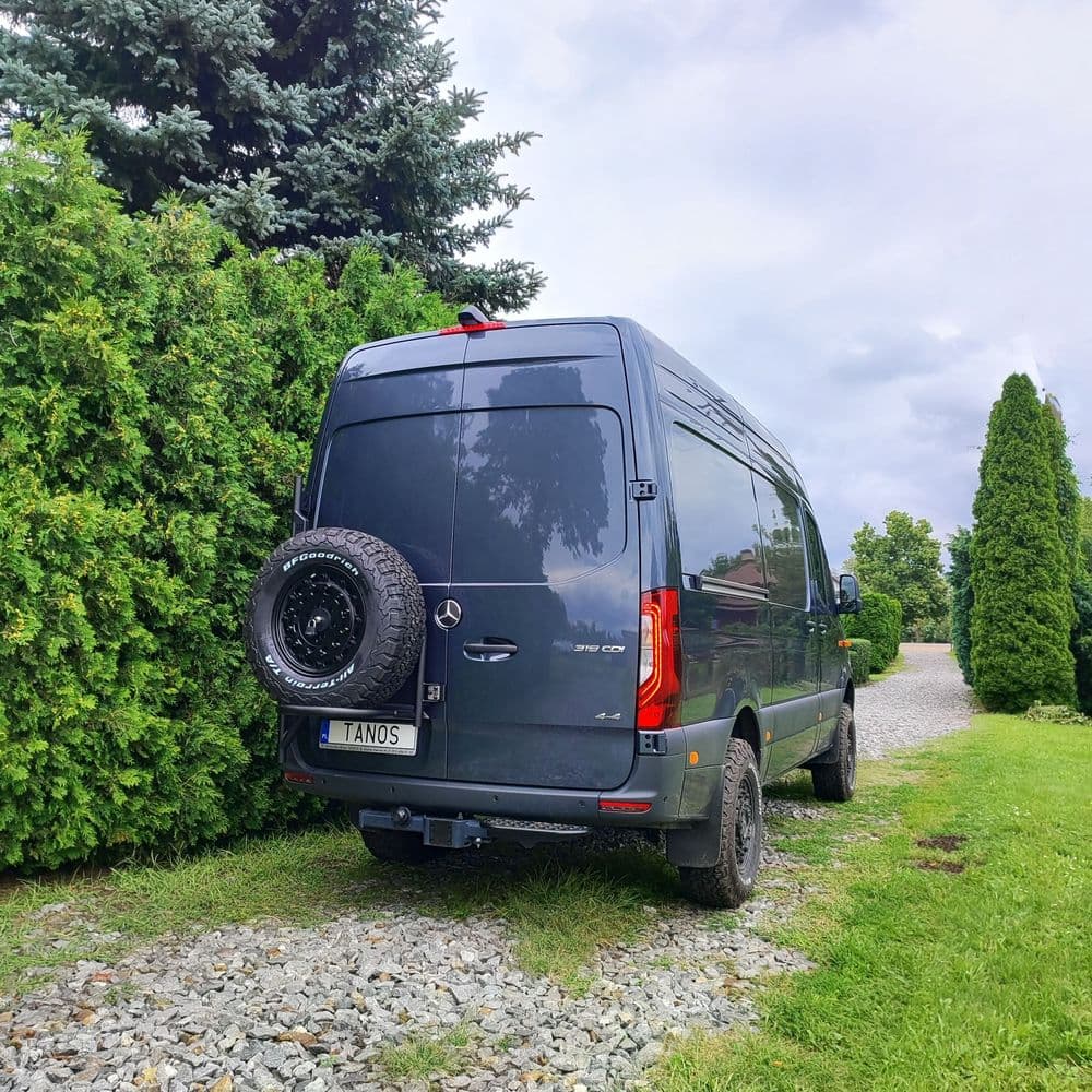 Aluminiowe mocowanie koła zapasowego do Mercedes Sprinter 907 thumbnail 10