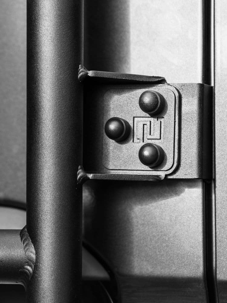 Aluminiowe mocowanie koła zapasowego z drabinką do Mercedes Sprinter 907 thumbnail 3