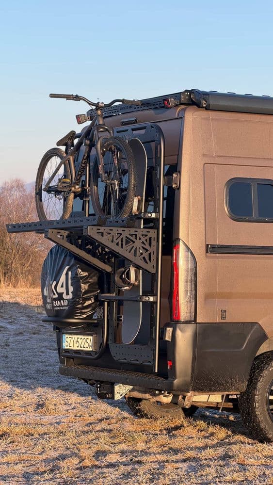 Fahrradhalterung für zwei Fahrräder – aus Aluminium, leicht und robust thumbnail 2