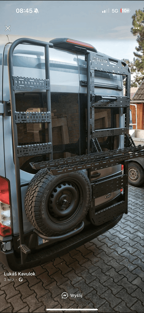 Aluminiowy stelaż wielofunkcyjny do Ford Transit thumbnail 3