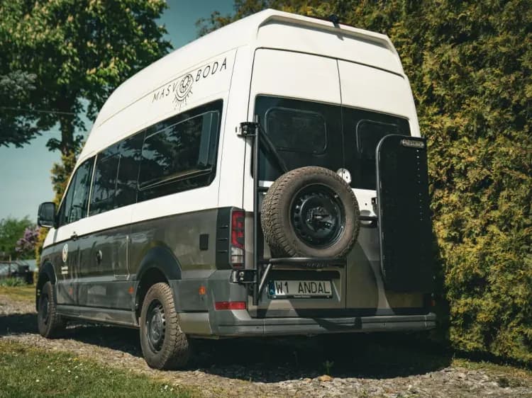 Spare wheel holder VW Grand California Crafter MAN Sprinter