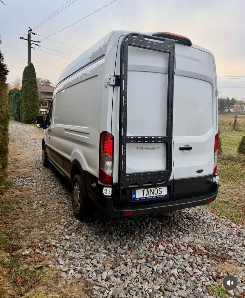 Aluminiowy stelaż wielofunkcyjny do Ford Transit na lewe drzwi - Image 1 of 3